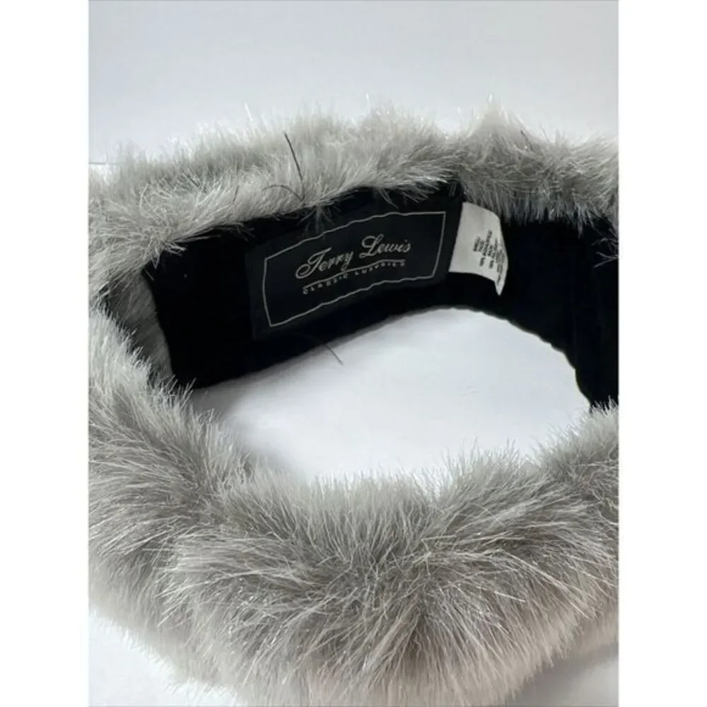 Faux Fur Head Band Silver Fox Terry Lewis Classic‎ Luxuries